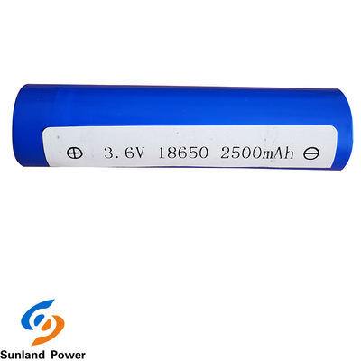 Ιονική κυλινδρική μπαταρία ICR18650 3.6V 2500mah λίθιου επαναφορτίσεων με το τερματικό USB