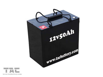 Μαύρη AGM 12V 50AH ξηρά μπαταρία αυτοκινήτων μολύβδου όξινη για το ηλεκτρικό ποδήλατο ROHS και UL και CE