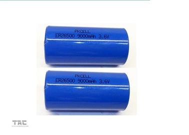 Ξηρά μπαταρία ER26500 9AH λίθιου LiSOCL2 Γ πρότυπη 3.6v για το αμπερόμετρο υδρομέτρων