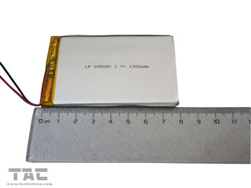 GSP035080 3.7V 1300mAh πολυμερούς λιθίου μπαταρία ιόντων για κινητό τηλέφωνο, φορητό Υπολογιστή