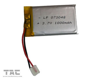 Ιόν πολυμερούς λίθιου μπαταριών LP073048 3.7V 800mAh Lipo για την ηλεκτρική παραγωγή