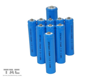 Μπλε μπαταρία AA 14500 600mah PVC 3.2V LiFePO4 για τον ηλιακούς λαμπτήρα και τις οδηγήσεις