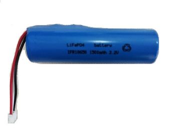 18650 πακέτο 1500mah μπαταριών 3.2V LiFePO4 για τη συσκευή ΠΣΤ αυτοκινήτων με το PCB
