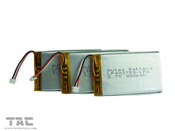 Μπαταρία πακέτων 3.7V 1.3AH μπαταριών Lipo με το καλώδιο και συνδετήρας για το massager