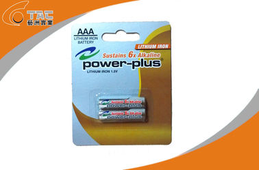Πρωτεύον λιθίου σιδήρου μπαταρίας LiFeS2 1.5V AAA / L92 Power συν μπαταρία για τα μέσα, E-book