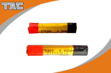 3.7V μπαταρίες ιόντων λιθίου για τα 120mAh πολυμερούς διάσταση 7.5 * 40,5 mm για τα ηλεκτρικά τσιγάρα