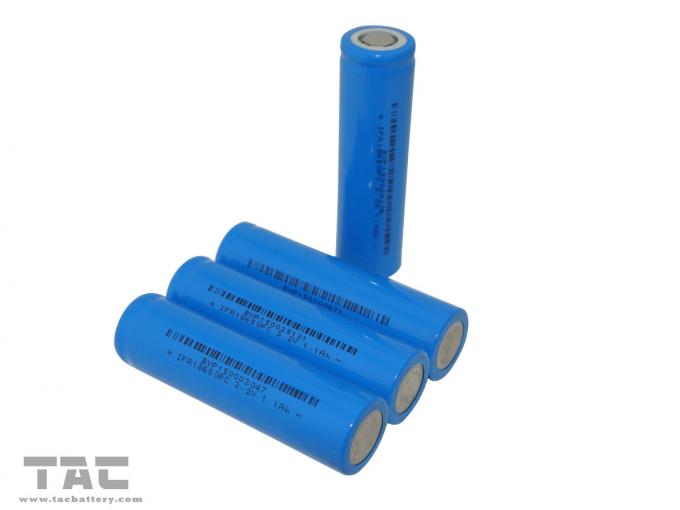 Μπαταρία 1100mah υψηλής δύναμης LFP battery/18650 3.2V Lifepo4 για τα ηλεκτρικά αυτοκίνητα