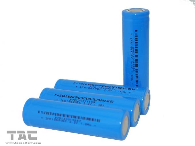 Μπαταρία 1400mAh μπαταριών IFR18650 3.2V LiFePO4 λίθιου για το φακό
