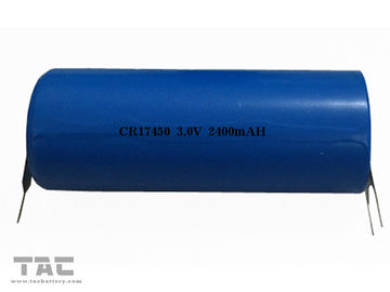 Μπαταρία διοξειδίου μαγγάνιου λίθιου μπαταριών λι-ΜΝ CR17450 3.0V 2400mAh