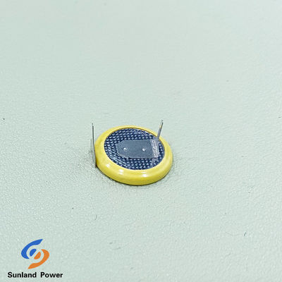 Αναφορτιζόμενη πρωτογενής μπαταρία λιθίου ML1220 3.0V 16mAh Coin / Button Cell με πόδι
