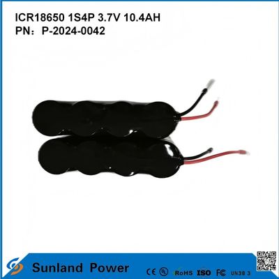 ICR 18650 1S4P Battery For A Versatile, High-Capacity Lithium Battery Solution,Παρέχει αξιόπιστη ενέργεια για ιατρικές συσκευές χαμηλής ισχύος.