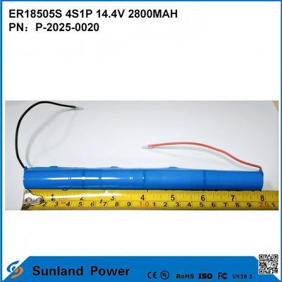 ER18505S 4S1P 14.4V 2800MAH Ανθεκτική σε υψηλές θερμοκρασίες, μπαταρία μεγάλης χωρητικότητας
