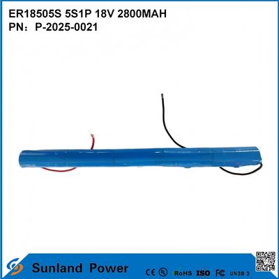 ER18505S 5S1P 18V 2800MAH Ανθεκτική σε υψηλές θερμοκρασίες, μπαταρία μεγάλης χωρητικότητας