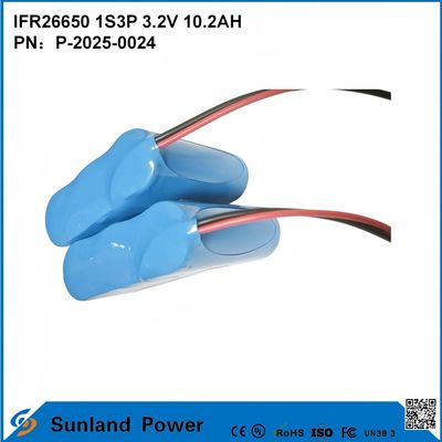 Μεγάλη Ποσότητα Μπαταριών IFR26650 1S3P 3.2V 10.2Ah, Διαθέσιμες για OEM Συστήματα Αποθήκευσης Ενέργειας, Ηλεκτρικά Εργαλεία και Εφεδρική Ισχύ