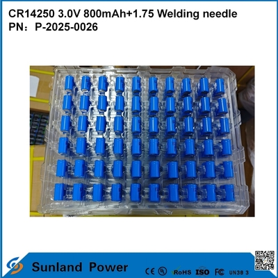 CR14250 3.0V 800mAh+1.75 Welding needle can be used for Smart metering water meters electricity meters gas meters memory backup CMOS memory RTC real-time clocks wireless alarm sensors