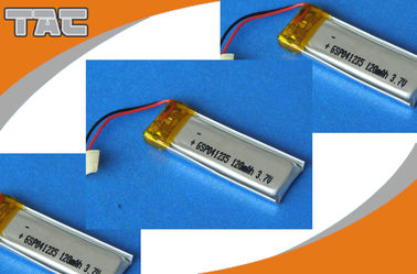 Ιονική μπαταρία πολυμερούς λίθιου GSP041235 3.7V 120mAh για τη έξυπνη κάρτα PDA MP3 MP4