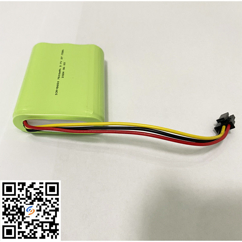 18650 Η μπαταρία ιόντων λιθίου 1S3P 3.7V 7500mAh Συσκευές μπαταριών ιόντων λιθίου Πέρασε UL2054 Πιστοποιητικό
