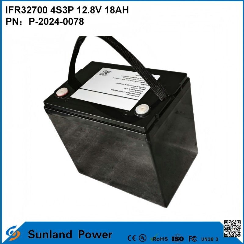 IFR32700 4S3P 12.8V 18Ah Για ηλιακό φως πλημμύρας υψηλής φωτεινότητας LEDS κήπος Ηλιακά φώτα μπαταρία lifepo4