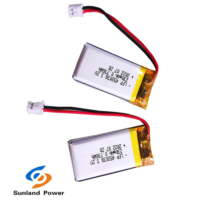 Ιονικές μπαταρίες LiFePo4 Rechargeble πολυμερούς λίθιου LP0452038 3.2V 230mAh