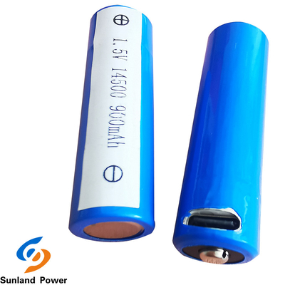 ODM ιονική μπαταρία ICR14500 1.5V 900MAH λι ΠΡΟΣΙΤΟΤΗΤΑΣ κυλινδρική