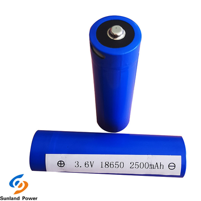 Ιονική κυλινδρική μπαταρία ICR18650 3.6V 2500mah λίθιου επαναφορτίσεων με το τερματικό USB