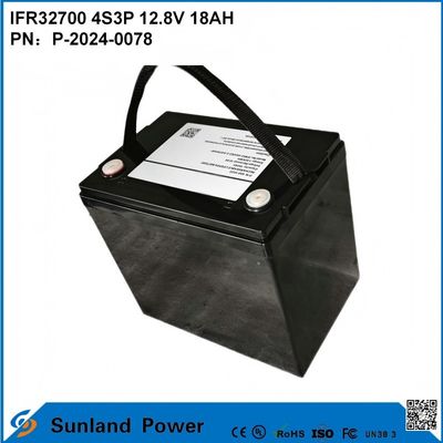 IFR32700 4S3P 12.8V 18Ah Για ηλιακό φως πλημμύρας υψηλής φωτεινότητας LEDS κήπος Ηλιακά φώτα μπαταρία lifepo4