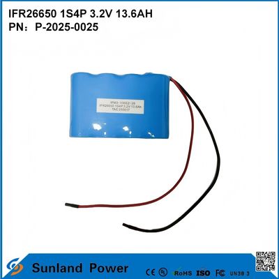Μπαταρίες IFR26650 1S4P 3.2V 13.6Ah για οικιακή και εμπορική φορητή αποθήκευση ενέργειας, εργαλεία υψηλής ισχύος, τρυπάνια, πριόνια και γωνιακοί τροχοί