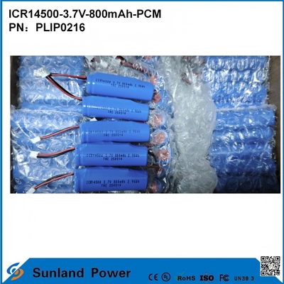 Μπαταρία ICR14500-3.7V-800mAh-PCM Εφαρμοσμένη σε Φώτα LED, Ψηφιακά Προϊόντα, Έξυπνες Οικιακές Συσκευές, Ασύρματα Ποντίκια, Ηλεκτρικές Οδοντόβουρτσες, Ξυριστικές Μηχανές