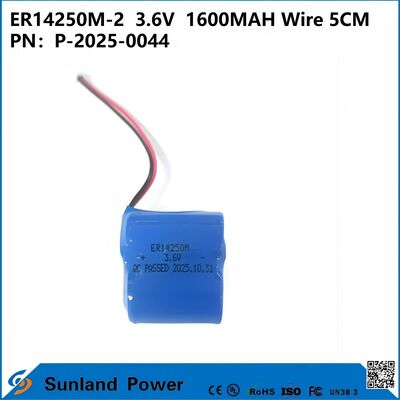 ER14250M-23.6V1600MAH Wire 5CM μπαταρία που χρησιμοποιείται σε έξυπνα μετρητές, όργανα αυτοματισμού, ιατρικές συσκευές, ασύρματο εξοπλισμό επικοινωνίας, συστήματα συναγερμού κατά των διαρρήξεων, ηλεκτρονικά οχήματα,το Διαδίκτυο της