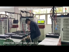 πακέτο μπαταριών 48V 42AH IFR32700 16S7P LiFePO4 για το ρομπότ