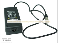 36V ή 43.8V 2A φορητό φορτιστή μπαταρίας με βρετανική πρίζα για ηλεκτρικό ποδήλατο