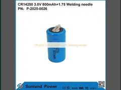 CR14250 3.0V 800mAh+1.75 Βελόνα συγκόλλησης