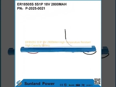 ER18505S 5S1P 18V 2800MAH Ανθεκτική σε υψηλές θερμοκρασίες μπαταρία μεγάλης χωρητικότητας