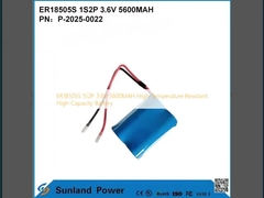 ER18505S 1S2P 3.6V 5600MAH Ανθεκτική σε υψηλές θερμοκρασίες μπαταρία μεγάλης χωρητικότητας