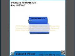 Μπαταρία IFR17335 3.2V 450mah Για μια ποικιλία συσκευών και σεναρίων, συμπεριλαμβανομένων ψηφιακών προϊόντων, εξοπλισμού φωτισμού, ηλεκτρικών εργαλείων, μικρών συσκευών, συστημάτων αποθήκευσης ενέργειας