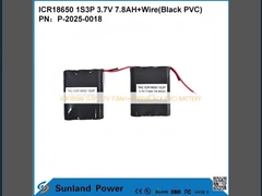 ICR18650 1S3P 3.7V 7.8AH+WIRE ((ΜΑΡΤΟ ΠΕΡΙΚ) μπαταρία