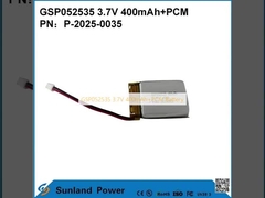 GSP052535 3.7V 400mAh + μπαταρία PCM